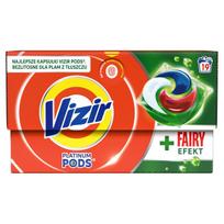 Skalbimo kapsulės Vizir Platinum PODS su Fairy efektu, 19 vnt.