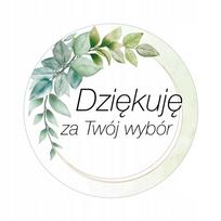 Lipdukai „Thank You For Your Choice“, 37 mm, 48 vnt., įmonėms, konditeriams, floristams