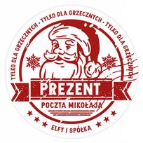 Kalėdiniai lipdukai „Santa Mail“, 48 vnt.