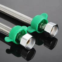 G1/2 304 Stainless steel toilet plumbing hose angle valve hose Water Heater Flexible Plumbing Hose braided hose Length 20CM white