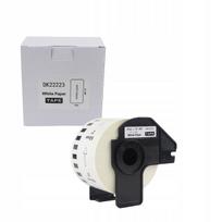 Lipni juosta Brother DK-22223, juodas spaudinys, balta, 50 mm x 30,48 m