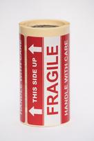 Lipdukai „This Side Up / FRAGILE / Handle With Care“, 100 vnt.
