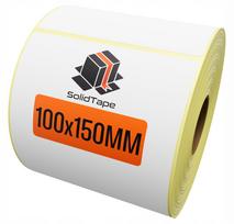 Lipnios termo kurjerio etiketės 100x150 mm, 350 vnt., perforuotos