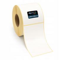 Lipnios termo kurjerio etiketės 100x150 mm, 350 vnt., perforuotos
