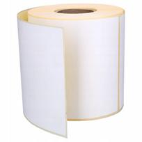 Terminės etiketės, baltos, 100x150 mm, 300 vnt., 25 mm šerdis