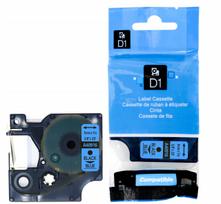 Lipni juostelė DYMO D1 40916, 9 mm, 7 m, mėlyna