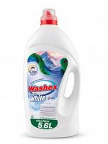 Skalbimo skystis baltiems audiniams Washex White 5,6 l su balinamuoju efektu + dovana