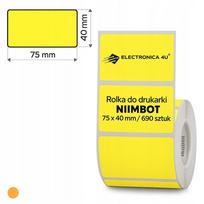 Lipnios termo etiketės Niimbot K3, 75x40 mm, 690 vnt.