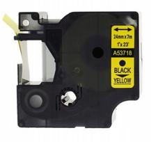 Etiketės juostelė DYMO D1 S0720980 53718, 24 mm, geltona