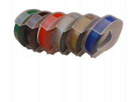 3D juostelės rinkinys Dymo Omega spaustuvui, 6 vnt.
