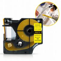 Termo susitraukianti juosta Specmark 12 mm x 2,5 m, geltona, skirta DYMO RHINO