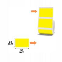 Lipdukų etiketės NIIMBOT, geltonos, 30x20 mm, 320 vnt., tinka B1, B21/B21 Pro, B3S