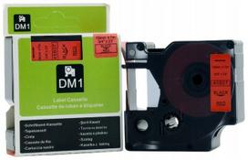 Etiketės juostelė DYMO LabelWriter D1 19 mm, raudona, 45807