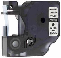 Lipni juostelė DYMO LabelManager, 12 mm, juoda, D1 45021, 7 m