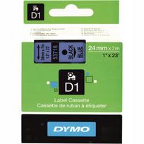 Lipni juostelė DYMO D1, 24 mm x 7 m, mėlyna, ORIGINAL