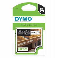 Poliesterinė juostelė Dymo 12 mm x 5,5 m, balta, 16955