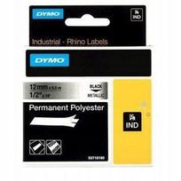 Etiketės juosta DYMO RHINO 18486, poliesteris, 12 mm, 5,5 m, metalinė