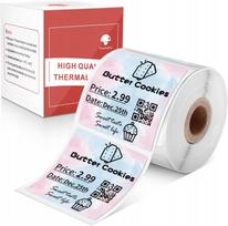 Lipnios termo etiketės Phomemo M110/M120/M200/M220/M221, 50x50