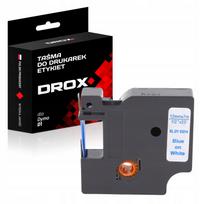 Lipni juostelė DYMO 40922, 9 mm x 7 m, sidabrinė su juodu tekstu