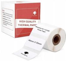 Lipnios etiketės Phomemo M110/M120/M200/M220/M221 spausdintuvams, 40x20 mm