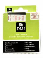 Etiketė Dymo 45805 S0720850, 19 mm, balta su raudonu užrašu