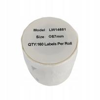 Lipdukai DYMO LW 14681 S0719250, 57 mm, 160 vnt. rulone