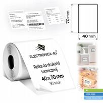 Lipnios etiketės B3, Phomemo M110/M200/M220/M221, 40x70