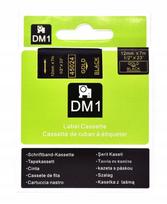 Lipni juostelė Dymo 45024 S0720640, 12 mm, juoda su auksiniu užrašu