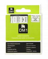 Vinilo juosta Puty Dymo 18445, 19 mm, balta su juodu užrašu