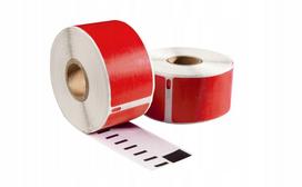 Lipdukai Dymo LabelWriter 99012, raudoni, 89 x 36 mm, 260 vnt.