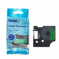 Lipni juostelė DYMO D1 45019, žalia su juodu tekstu, 12 mm