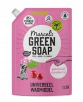 Skystas skalbiklis Marcel's Green Soap su pačiuliais ir spanguolėmis, 1 l, 23 skalbimams