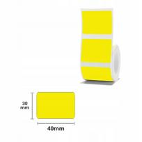 Lipdukų etiketės NIIMBOT, geltonos, 40x30 mm, 230 vnt., tinka B1, B21/B21 Pro, B3S