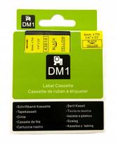 Lipni juostelė Dymo 43618 S0720790, 6 mm, geltona su juodu spaudu