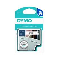 Lipni juostelė etikečių spausdintuvui Dymo D1 16959, 12 mm x 5,5 m, juoda ant balto