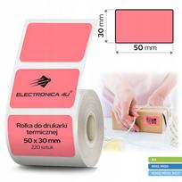 Lipnios etiketės B3, Phomemo M110, M200, M220, M221 spausdintuvams, 50x30 mm