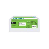 Baltos etiketės Dymo, 25 × 54 mm, 6 vnt.