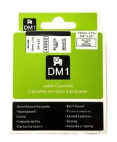 Lipni juostelė Dymo 45803 S0720830, 19 mm, balta su juodu užrašu