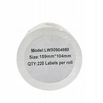 Etiketės DYMO LW S0904980, 104 x 159 mm, 220 vnt. rulone