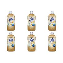 6 x 1,4 l SOFIN Complete Care & Luxury Gold skalbinių minkštiklis, koncentruotas