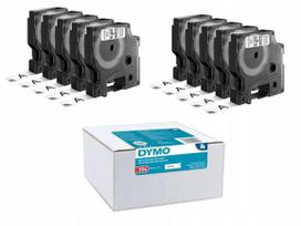 Dymo D1 12 mm juostelė, originali, S0720530, 10 vnt. rinkinys