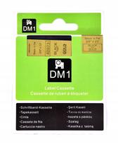 Lipni juostelė Dymo 40923, 9 mm, auksinė su juodu užrašu