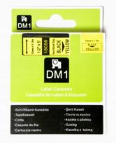 Karščiui traukiama DYMO 18056 izoliacinė žymėjimo juostelė laidams, 12 mm, geltona