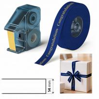 Juostelė NIIMBOT B18 N1, tamsiai mėlyna, su auksine termopresine juostele, 14 mm