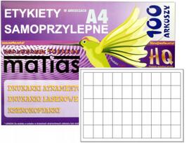 Lipdukai A4, 38x28 mm, saviklijuojantys, 100 lapų