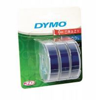 Etiketės juostelė DYMO, balta ir mėlyna, 9 mm, 3 vnt., S0847740