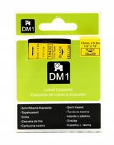 Vinylo juostelė Dymo 18432, 12 mm, geltona, juodas užrašas