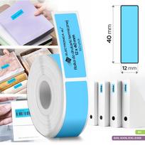 Lipnios etiketės B3 ir Phomemo Q30 D30 12x40 spausdintuvams