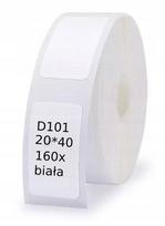Lipnios etiketės NIIMBOT D101, 20x40 mm, 160 vnt.