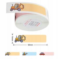 Etiketės NIIMBOT, 14 x 52 mm, 125 vnt., transporto priemonėms